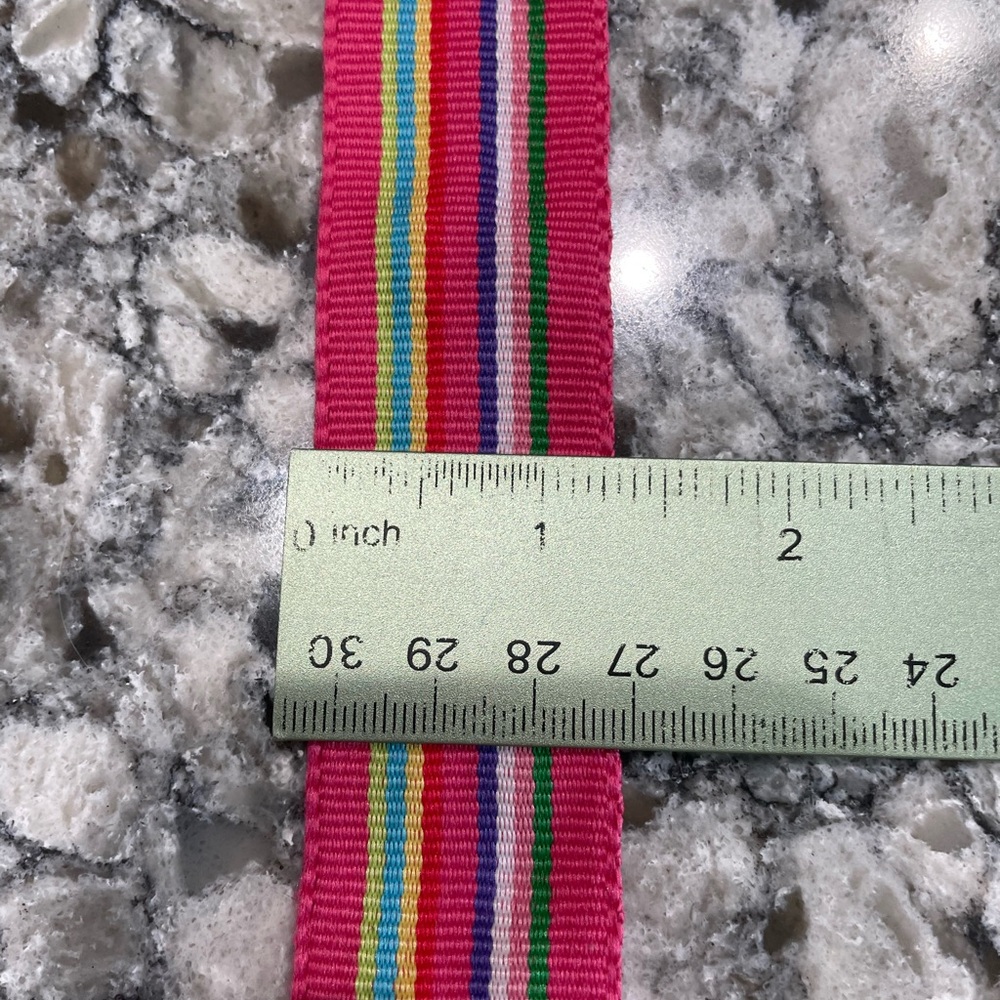 Belt Multi Colored Ribbon - Picture 6 of 7